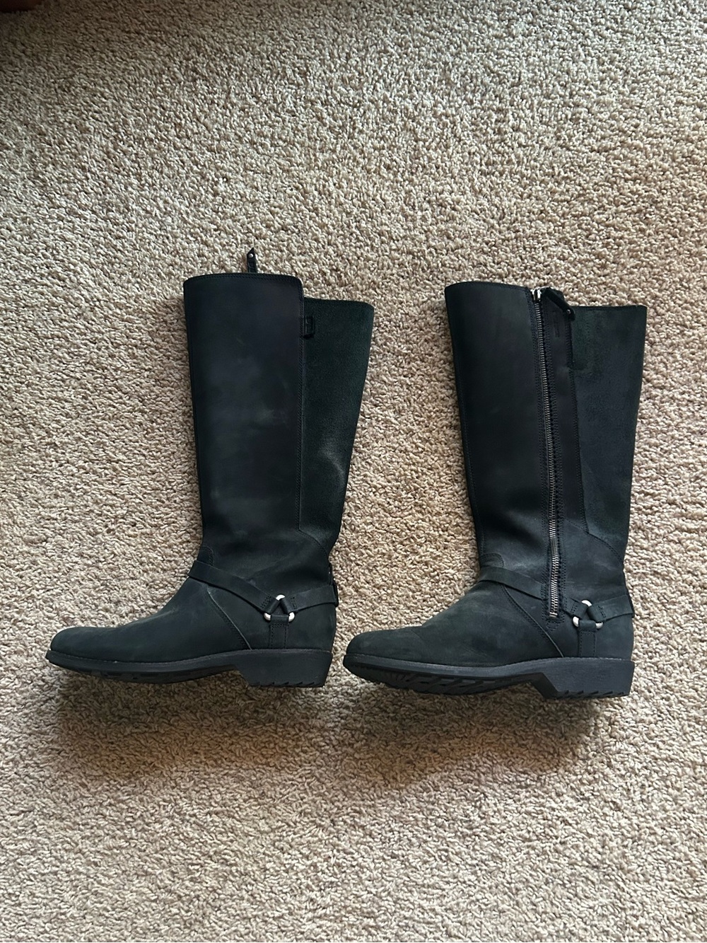 Teva De La Vina Dos Black Tall Boots 8.5